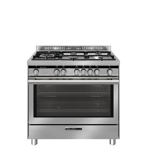 Piano de cuisson Glem Gas Specialista ST 90cm tout gaz 5 foyers inox