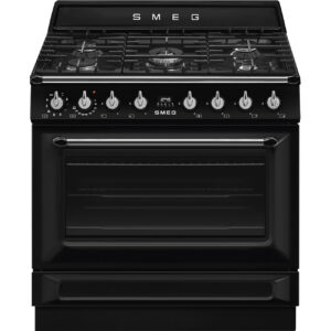 Piano de cuisson Smeg TR90 Victoria noir 90cm gaz