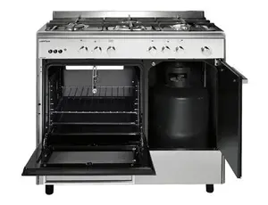 Piano de cuisson Airlux AA9PCGIX2 Butamax - Butanette 90cm Gaz noir inox : Avis et Fiche Technique