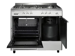 Piano de cuisson Airlux AA9PCGIX2 Butamax - Butanette 90cm Gaz noir inox : Avis et Fiche Technique