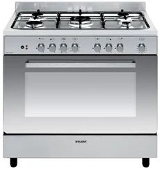 Piano de cuisson Glem GE960CBIX2 - Cuisinière gaz 90cm pose libre