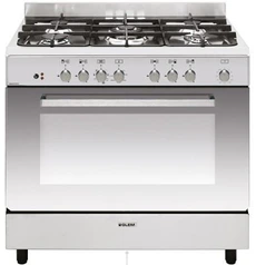 Piano de cuisson Glem GE960CVIX2 - Cuisinière mixte 90 cm pose libre