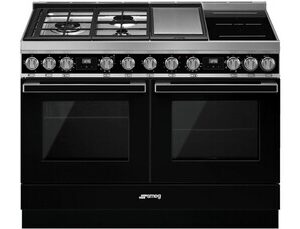 Piano de cuisson SMEG Portofino 120 cm Mixte - Avis et caractéristiques