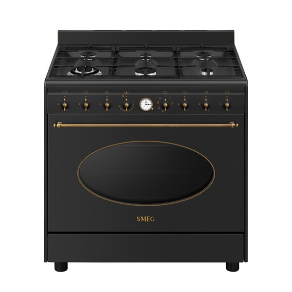 Piano de cuisson SMEG Coloniale 90 cm gaz Piano de cuisson SMEG Coloniale 90 cm gaz